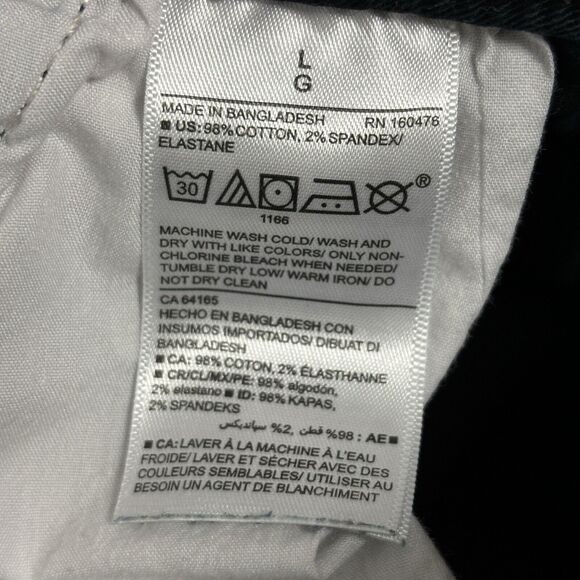 Old Navy Core Jogger Tr Mens Large Drawstring Pull On Pants Black Jack 34x28 - Picture 10 of 11